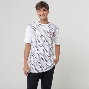 Camiseta-Manga-Curta-Estampada-Corinthians-Branca