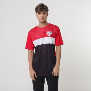 Camiseta-Manga-Curta-Estampada-Sao-Paulo-Vermelha