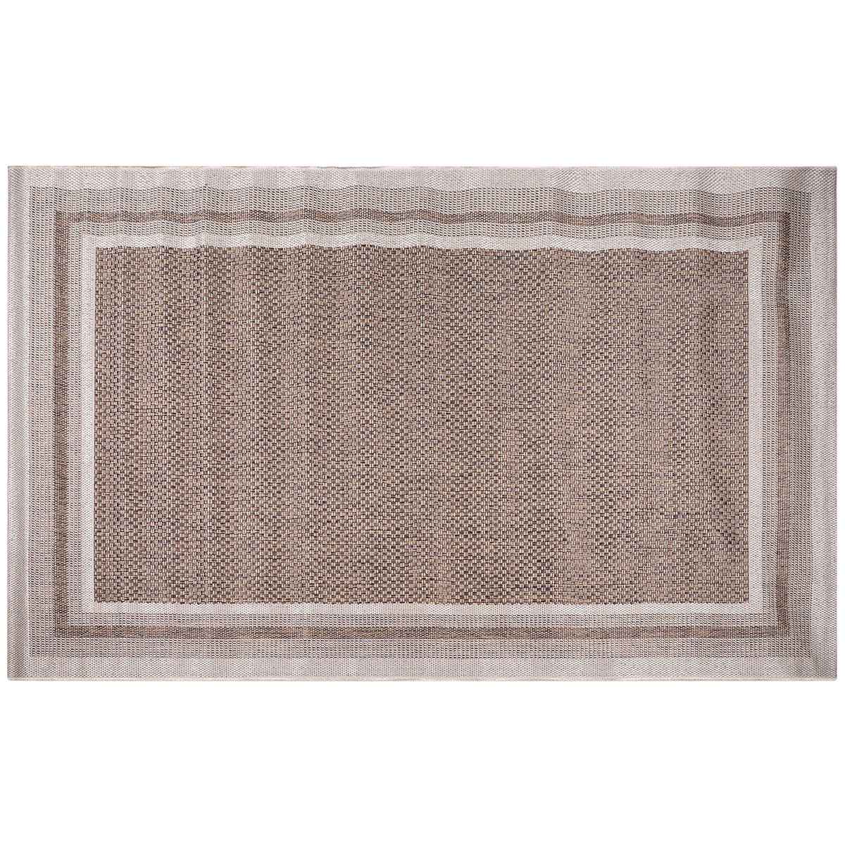 Tapete 133x190m 100% Polipropileno Estampada Bege
