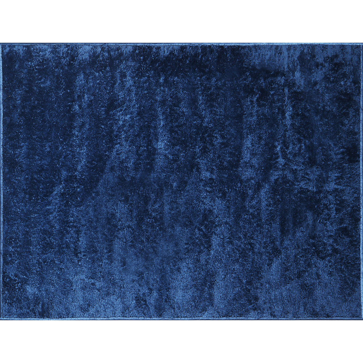 Tapete Shaggy Felpudo Jeans 100x150 cm - Azul Marinho - PNB