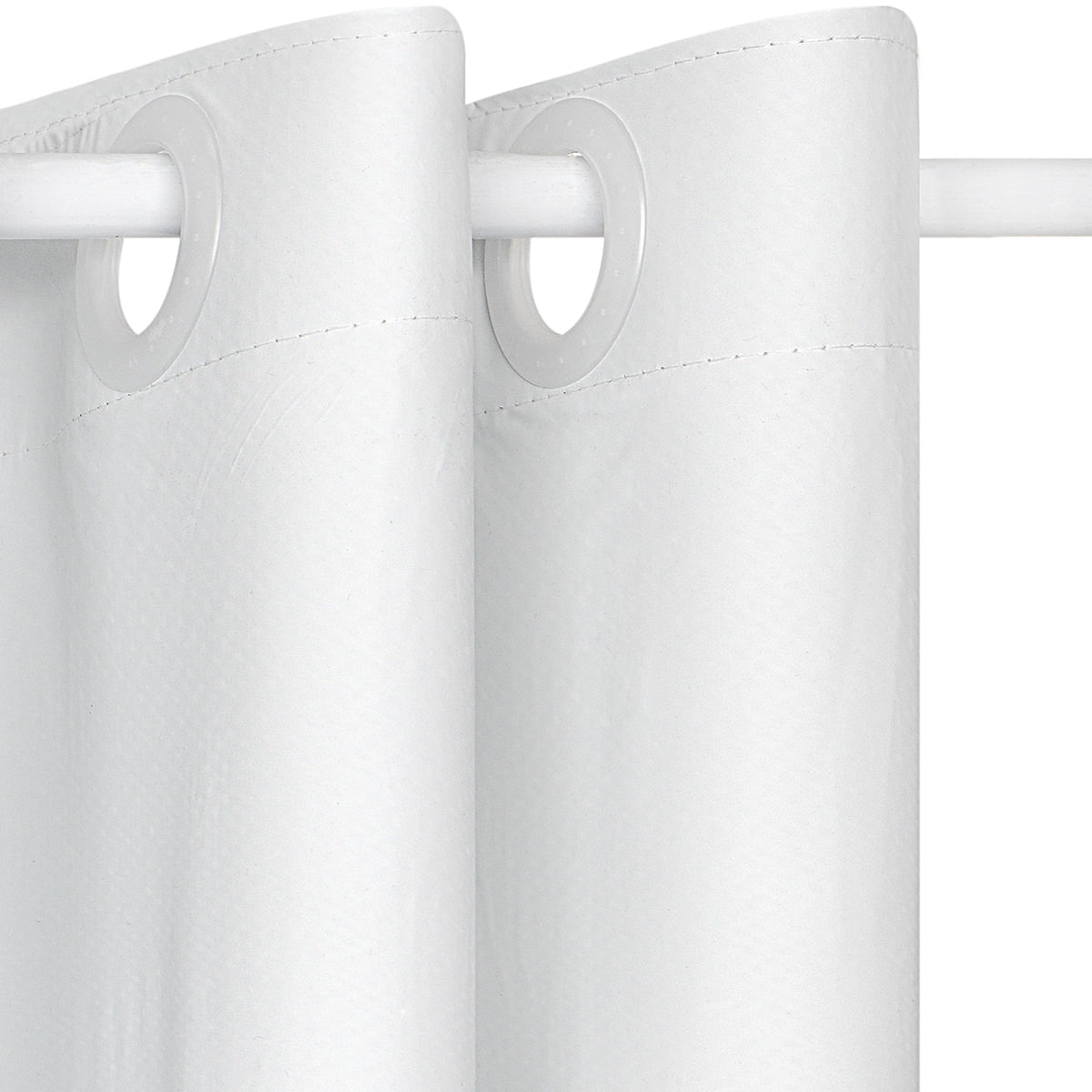 Cortina Blackout PVC 200x160cm Branco Fundo Cinza - PNB